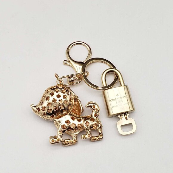 Authentic Louis Vuitton Lock & Key with unbranded Bagcharm, Keycharm, Keychain - Picture 5 of 7